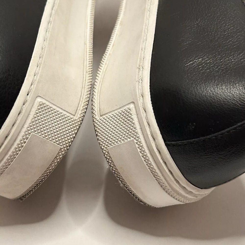 Aquatalia Onida Black Leather Slip-On Sneakers 10.5 - Picture 11 of 16